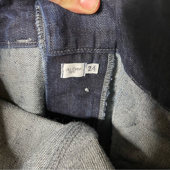 As Ever NYC Willow High Rise Flare Pants In Denim Sz 24 - Picture 9 of 10